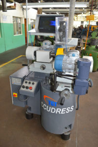 The new TGT Accudress wheel truing and profiling machine complete with a camera system